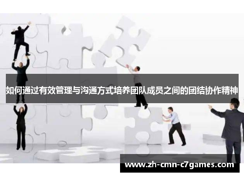 如何通过有效管理与沟通方式培养团队成员之间的团结协作精神